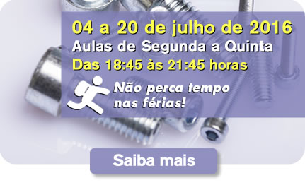 142º Curso De Tratamentos De Superfície Noturno - São Paulo - SP das 18:45 às 21:45 horas